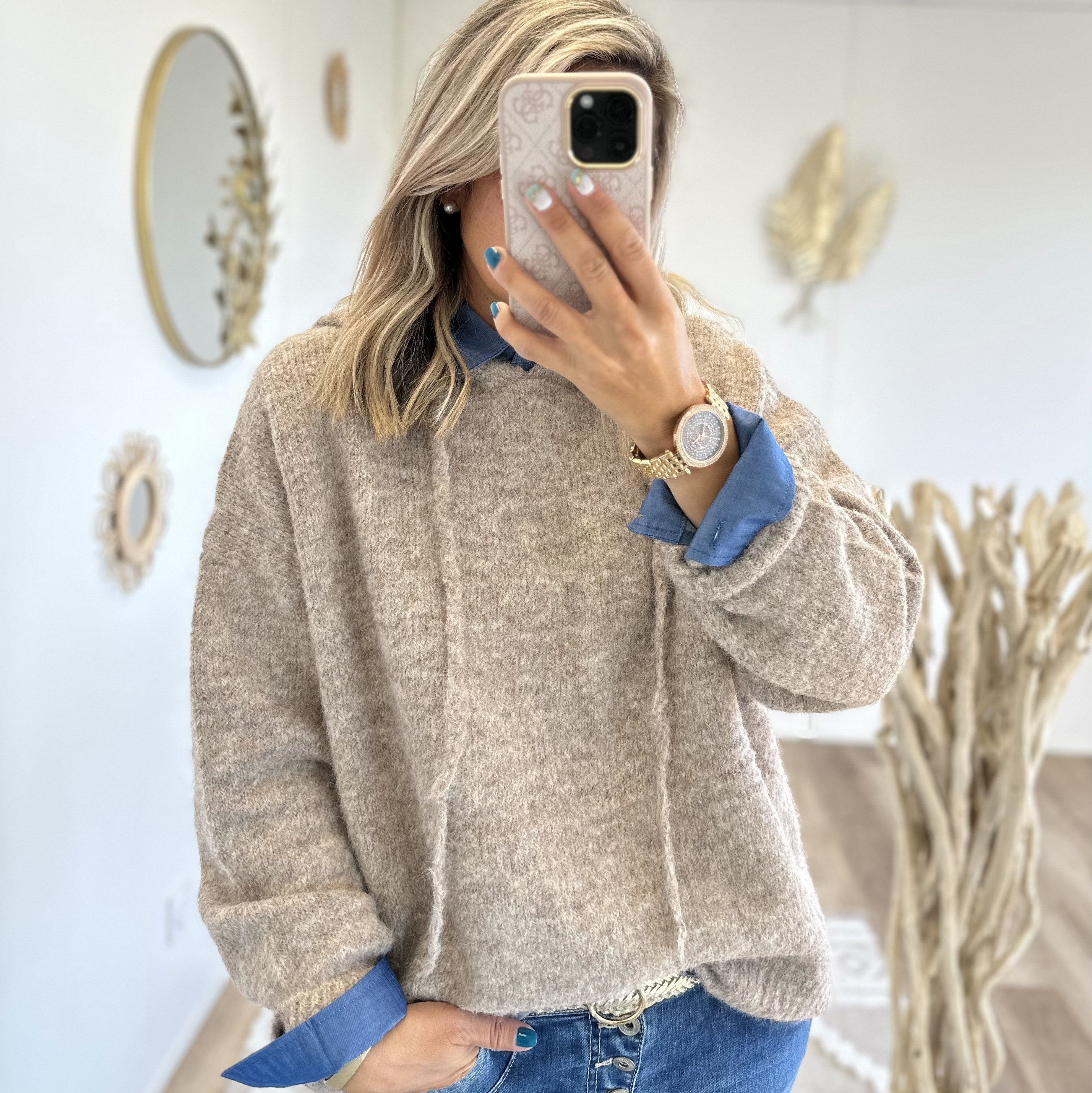 Pull sweat Ambre