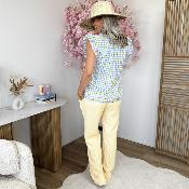 Pantalon Sibylle jaune (taille grand)