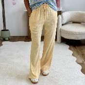 Pantalon Sibylle jaune (taille grand)