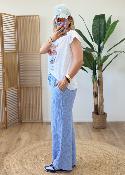 Pantalon Faustine ciel