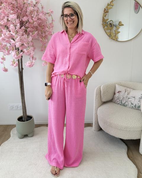 Pantalon Coleen rose