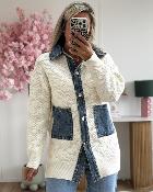 Gilet veste jeans long