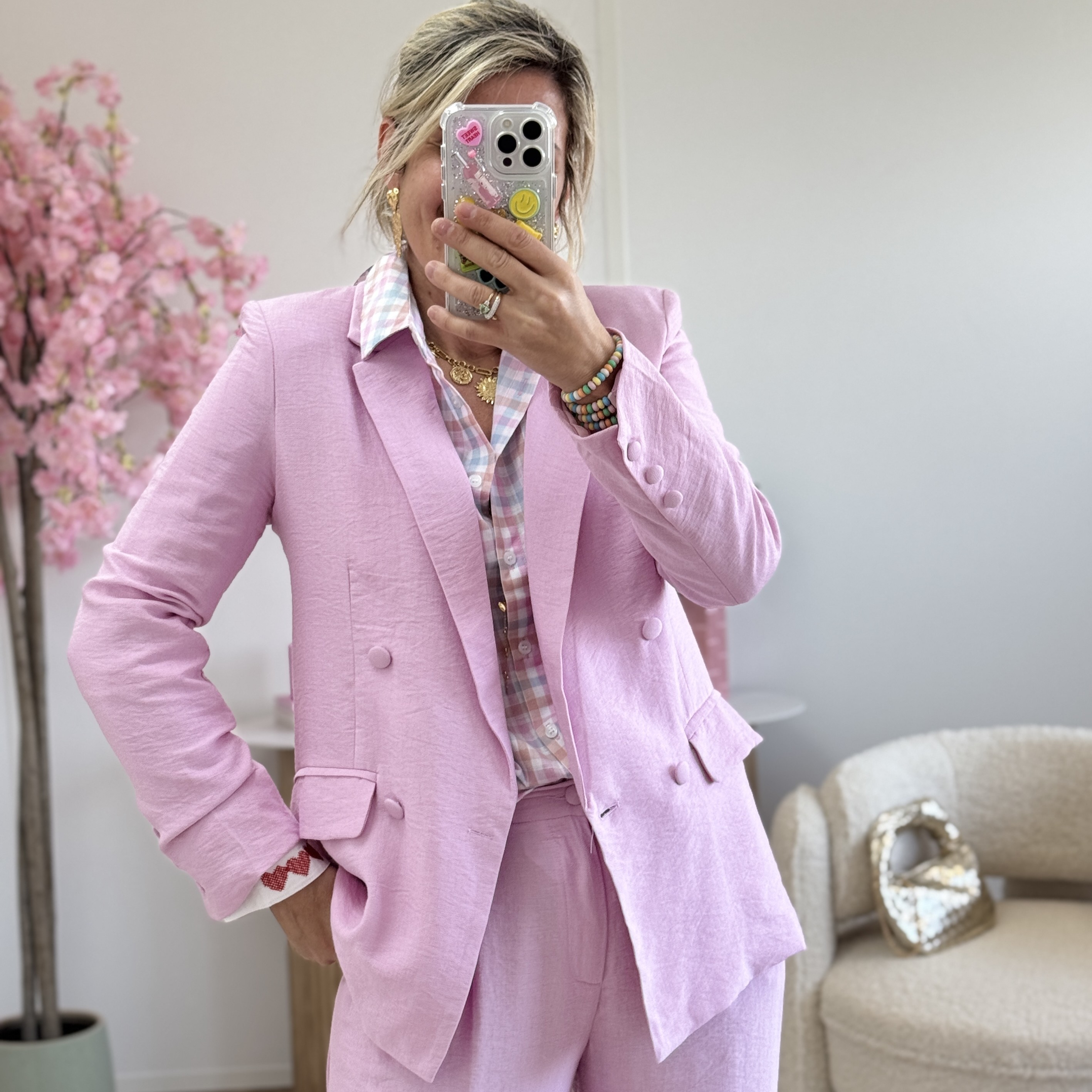 Blazer Charlene rose