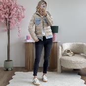 Jean skinny gris