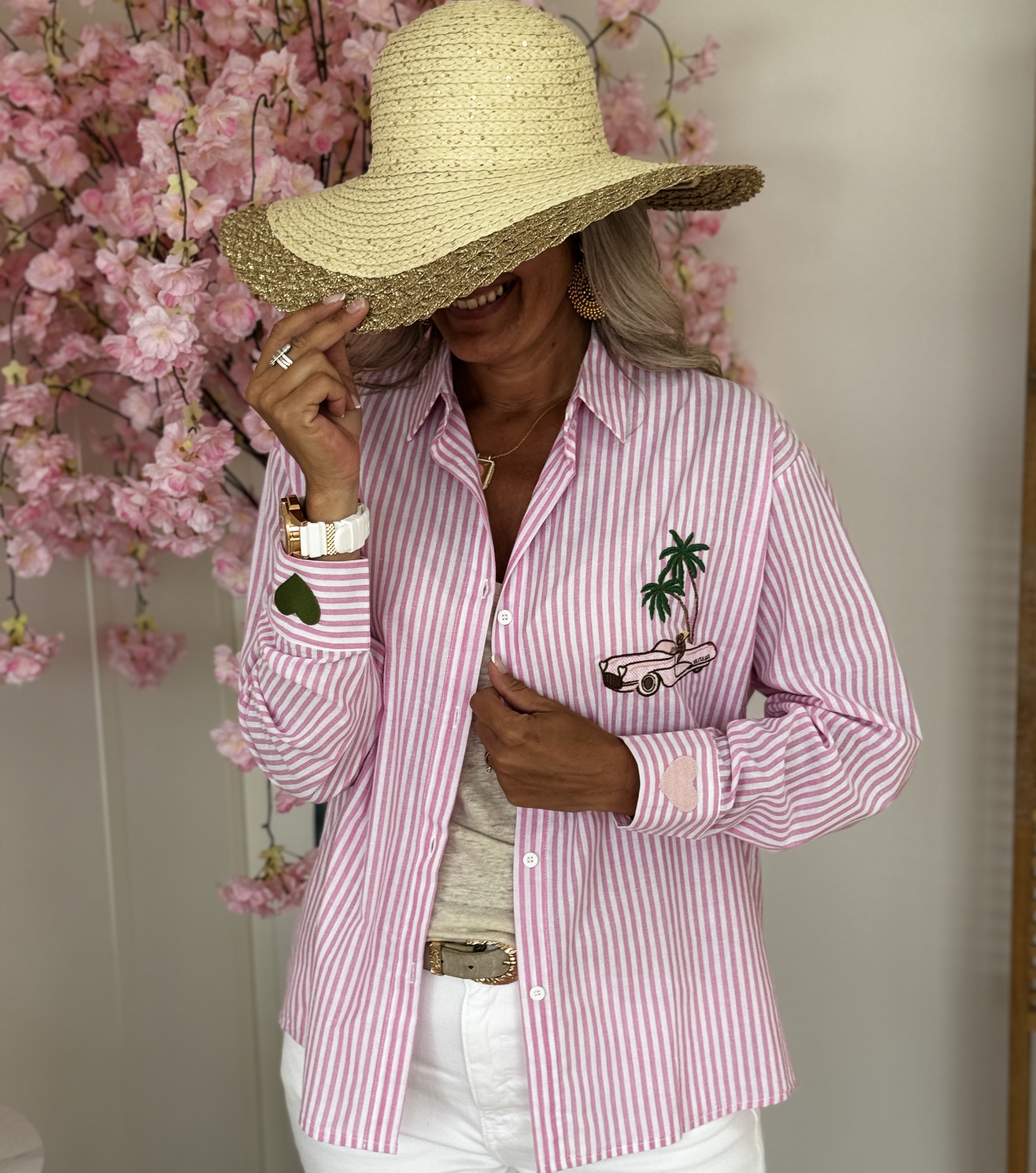 Chemise Lilou rose