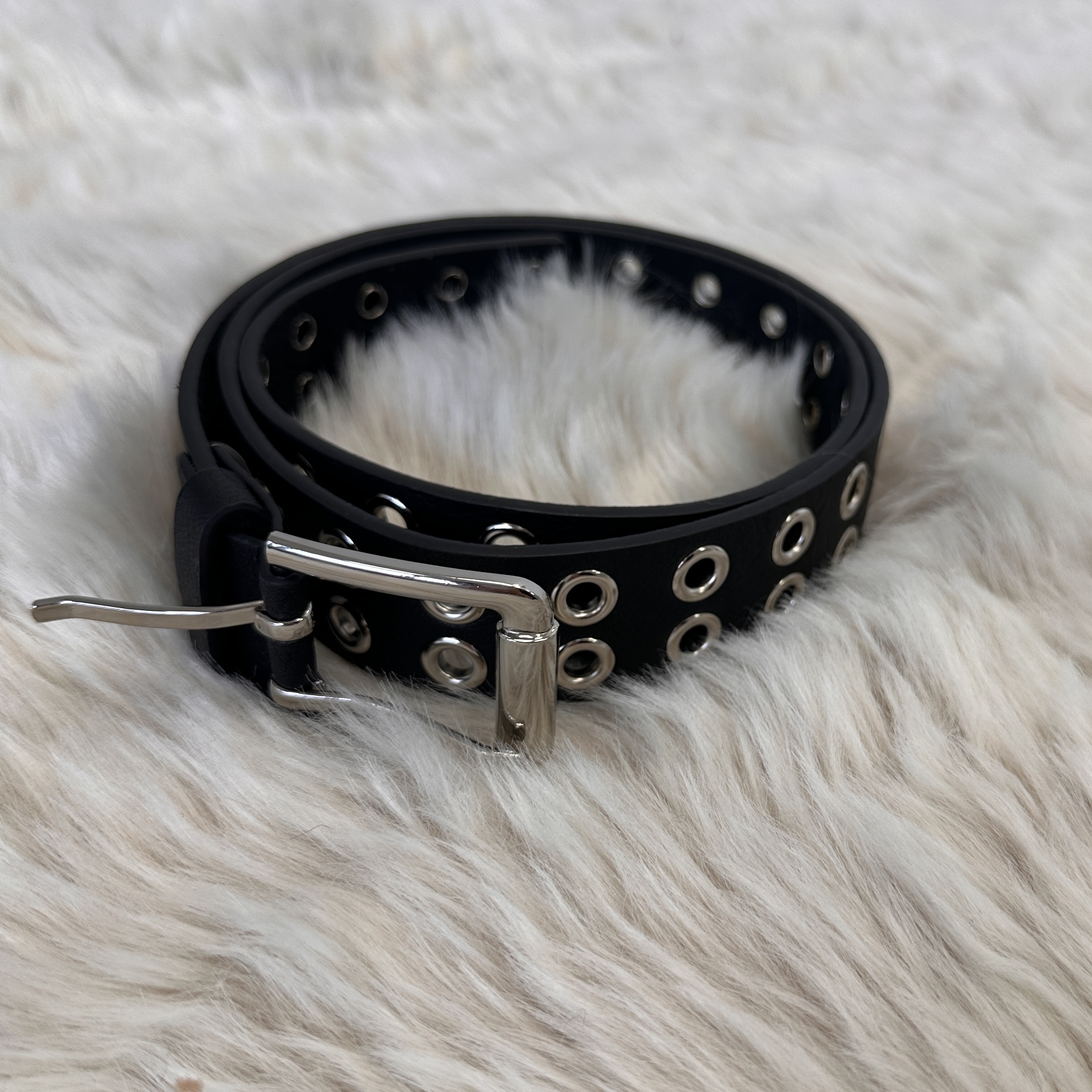 Ceinture croute de cuir de vachette