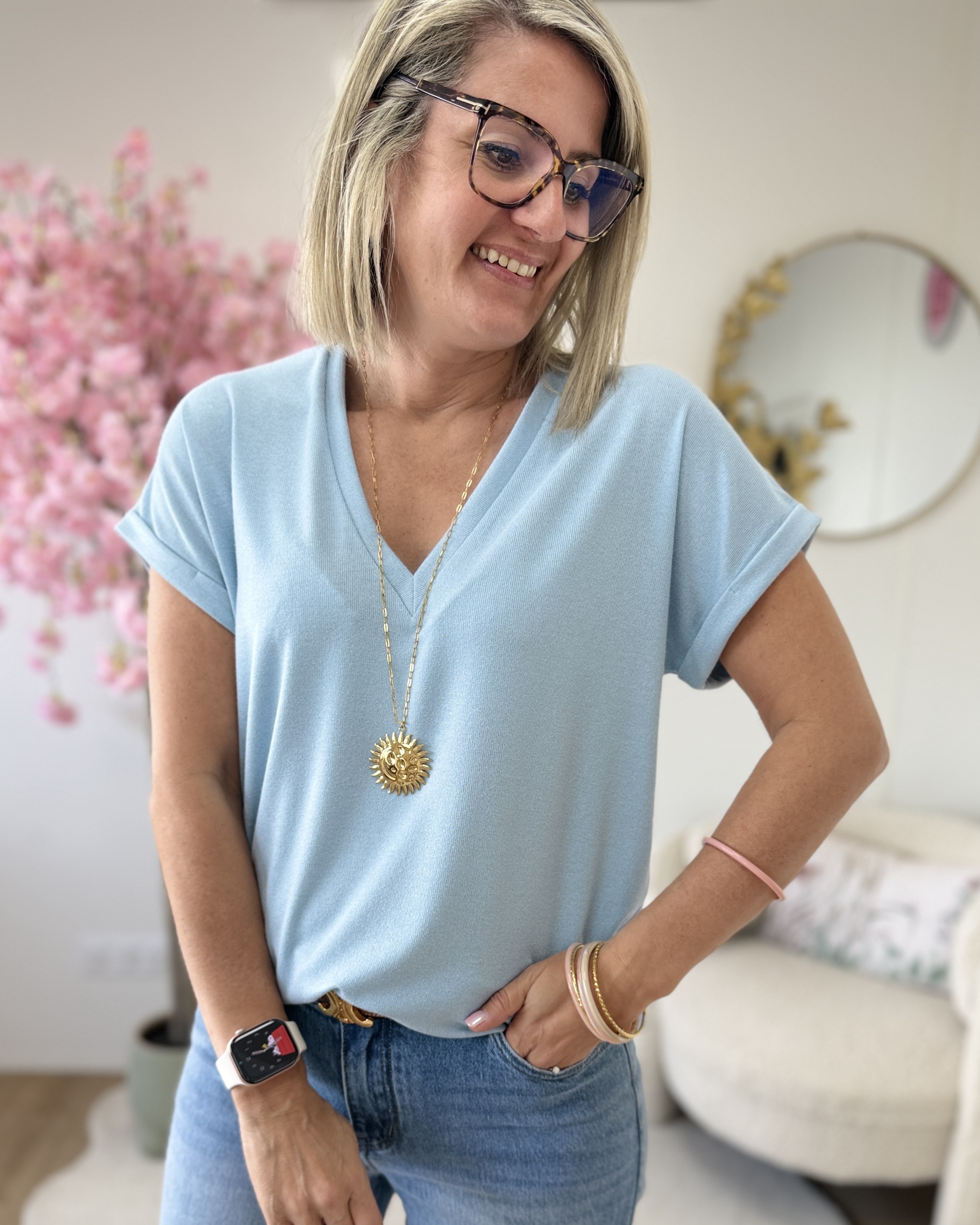 Tee shirt Murphy ciel