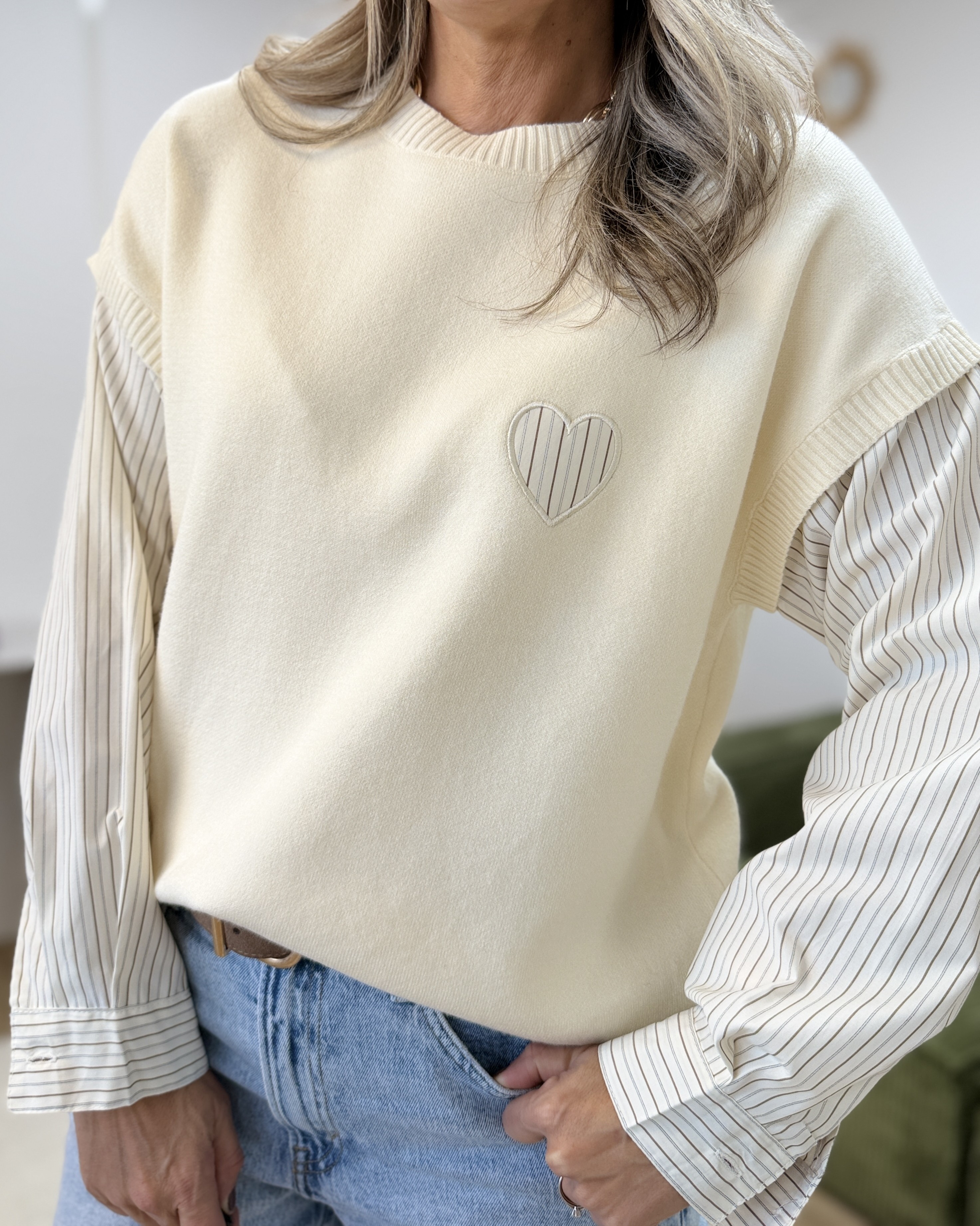 Pull Sophie écru