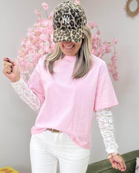 Tee shirt Danaé rose