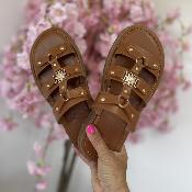 Sandales Amandine camel