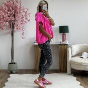 Gilet Maddox rose fluo