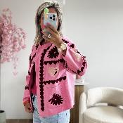 Veste Clara rose