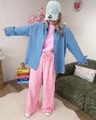 Chemise en jeans oversize