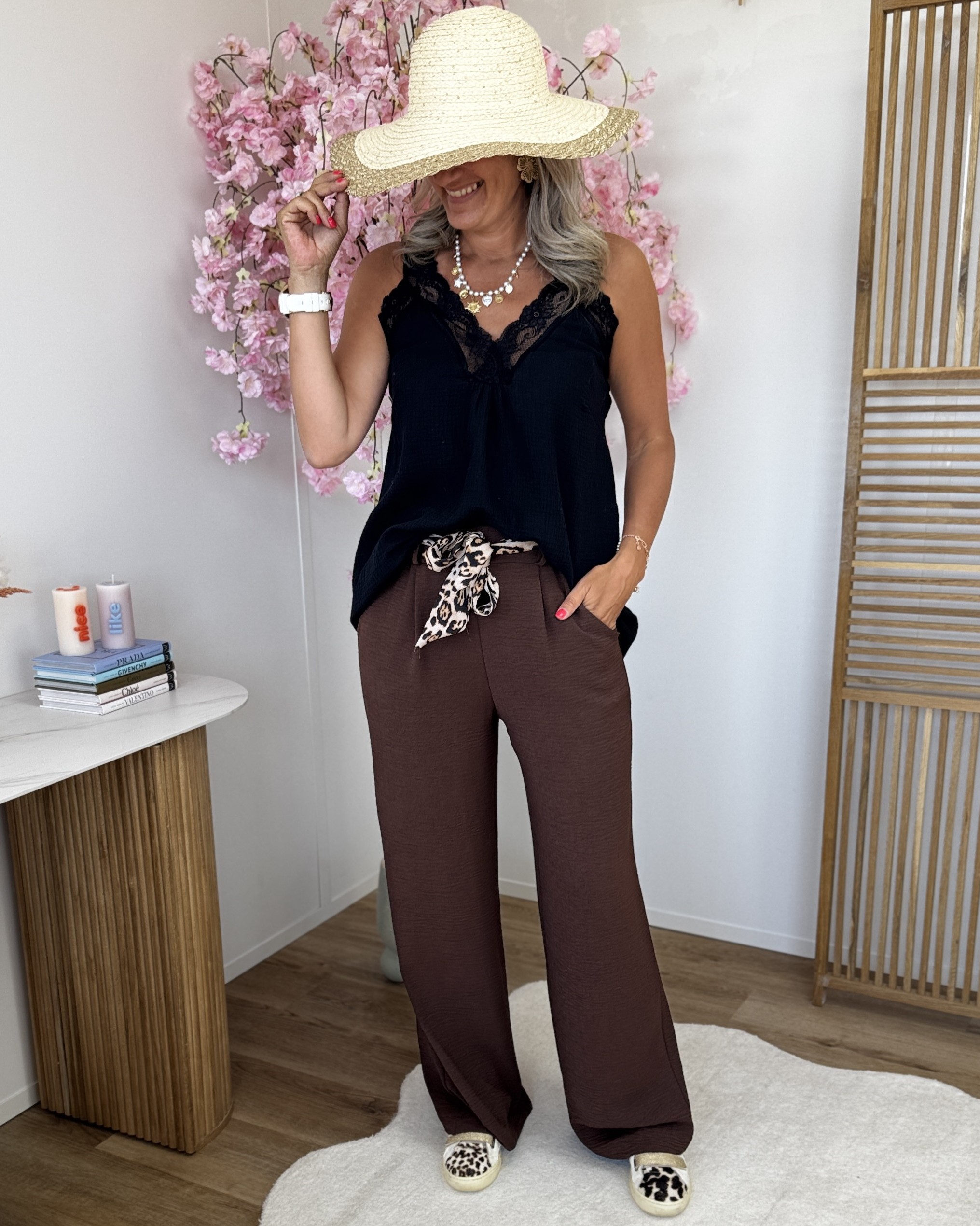 Pantalon Paula chocolat
