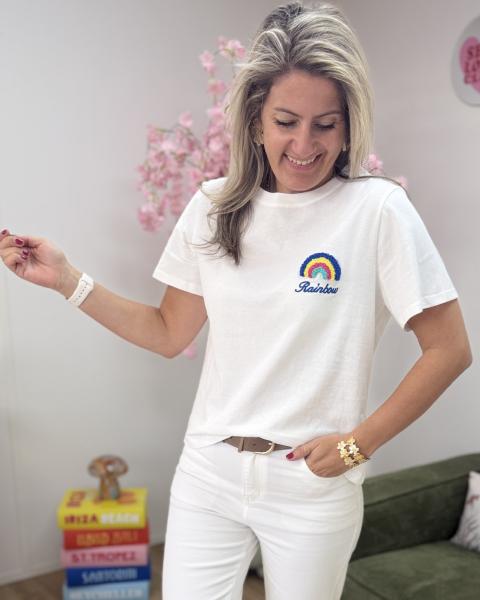 Tee shirt rainbow