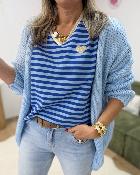 Tee shirt Brandy bleu