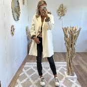 Manteau Diana blanc