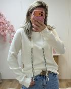 Pull Estelle blanc