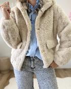 Manteau fausse fourrure 