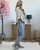 Poncho beige