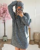 Set robe pull grise