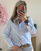Chemise Gwladys bleue