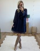 Robe Joy marine (taille grand)