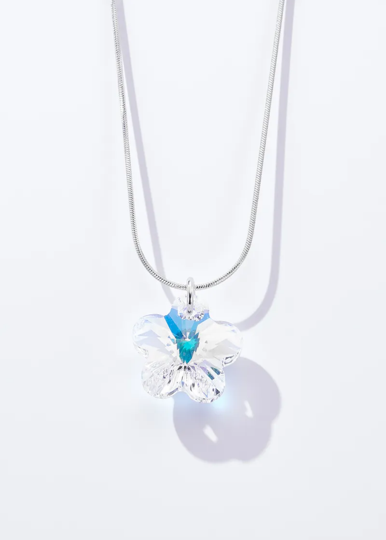 Collier trefle argent