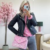 Sac matelassé rose