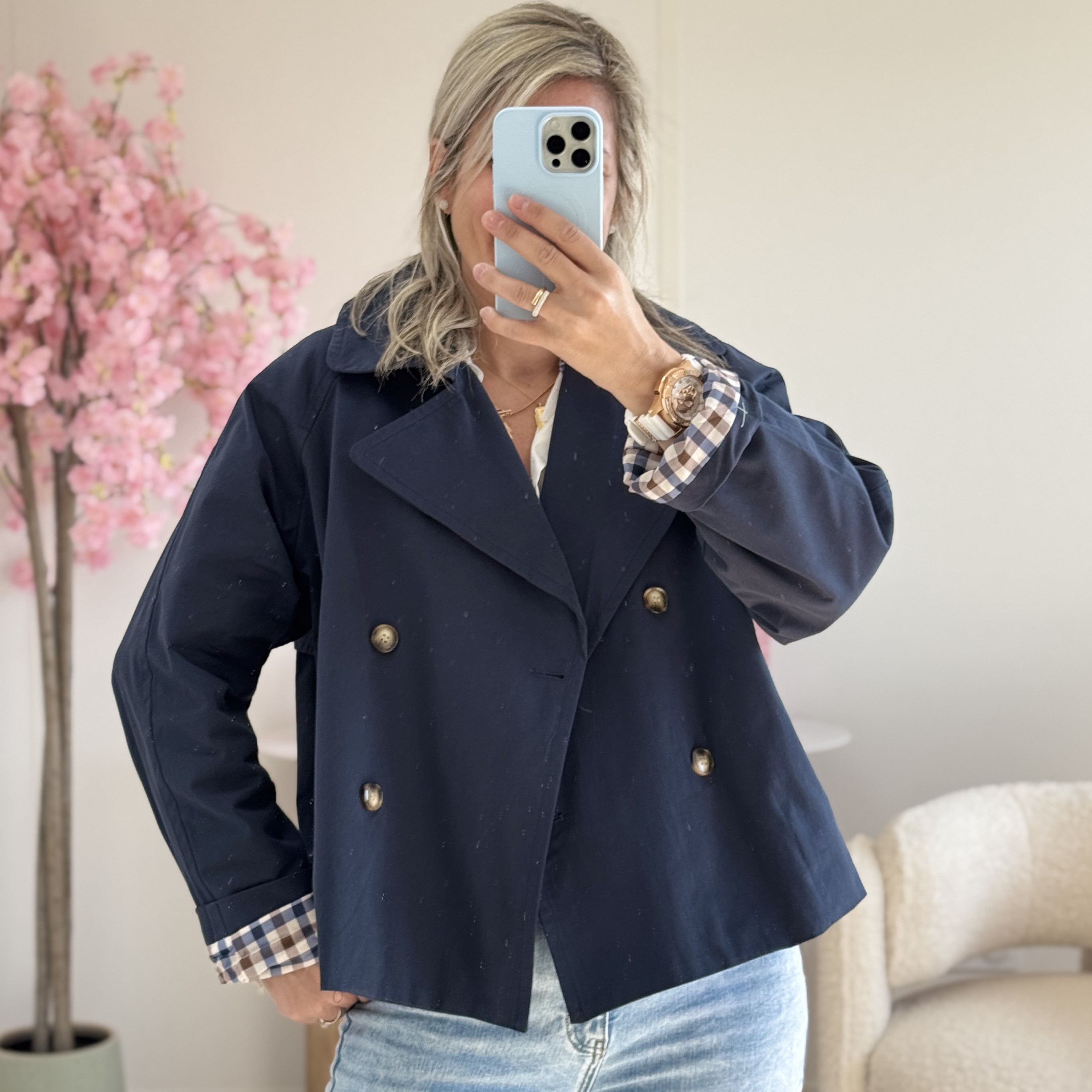 Veste Alessio marine (taille grand)
