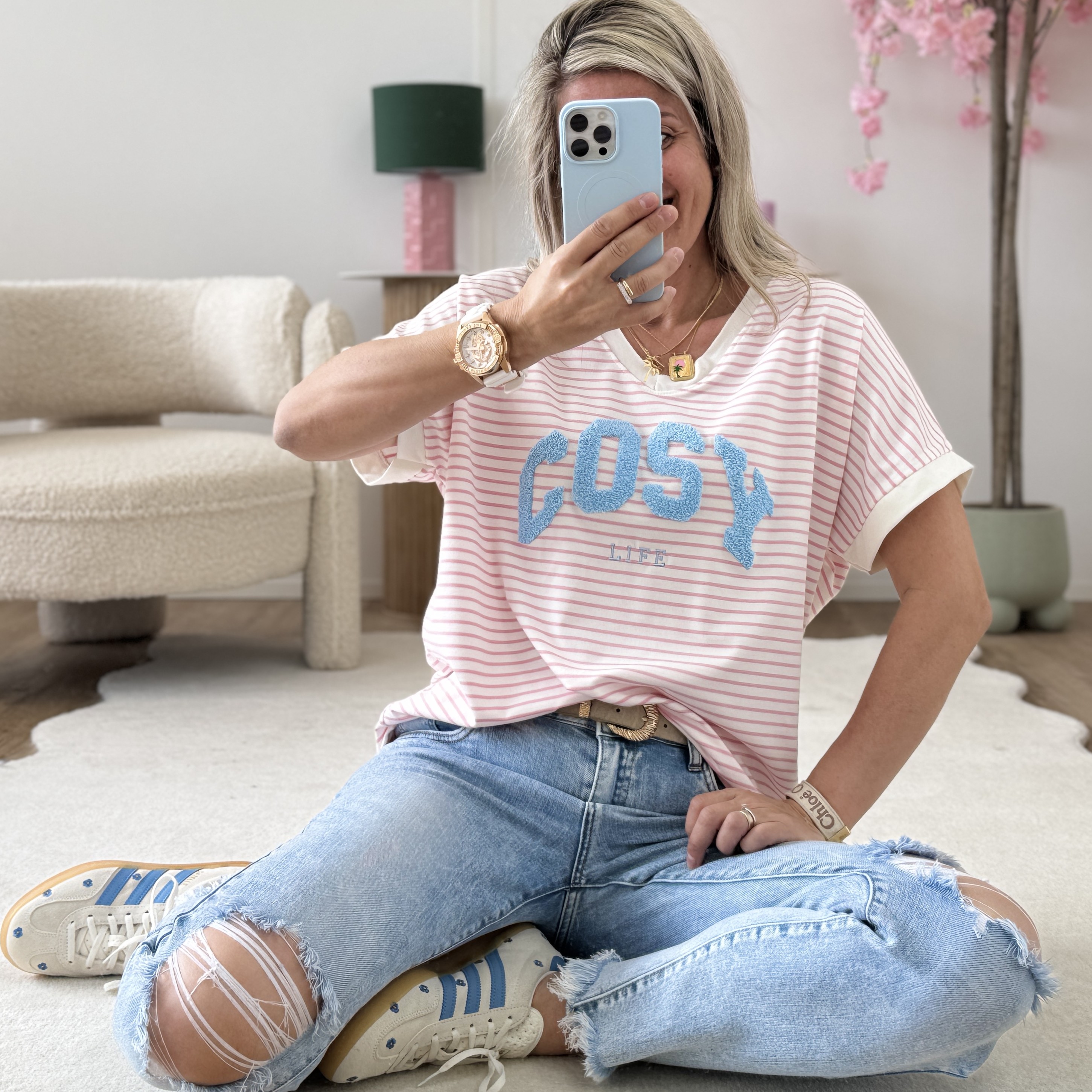 Tee shirt Cosy rose