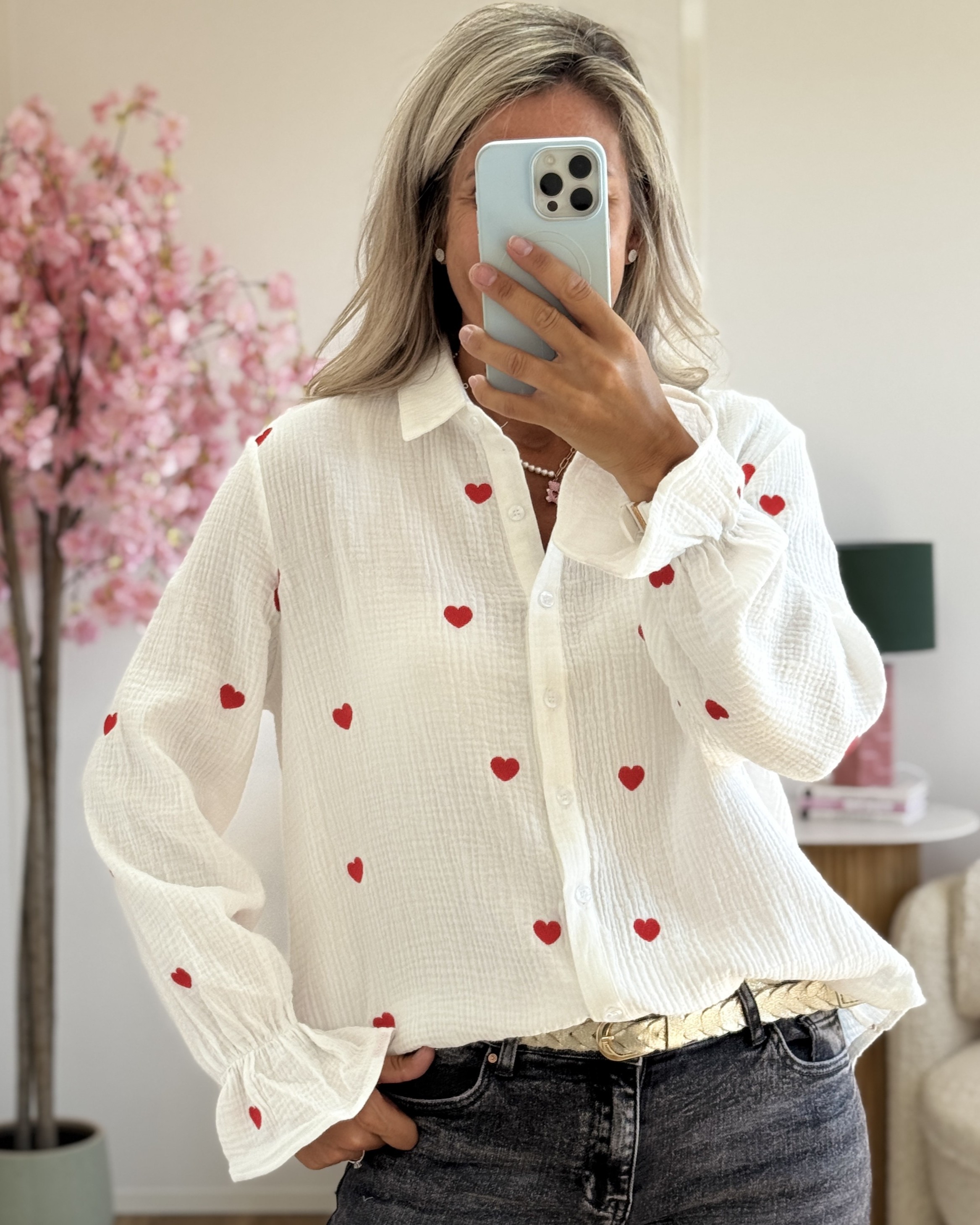 Chemise Wayne rouge