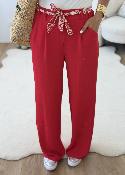 Pantalon Paula rouge