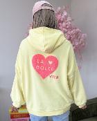 Sweat Dolce vita jaune