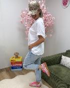 Tee shirt doggy rose