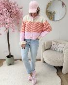 Gilet Eleonore corail