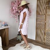 Robe chemise Etan rose