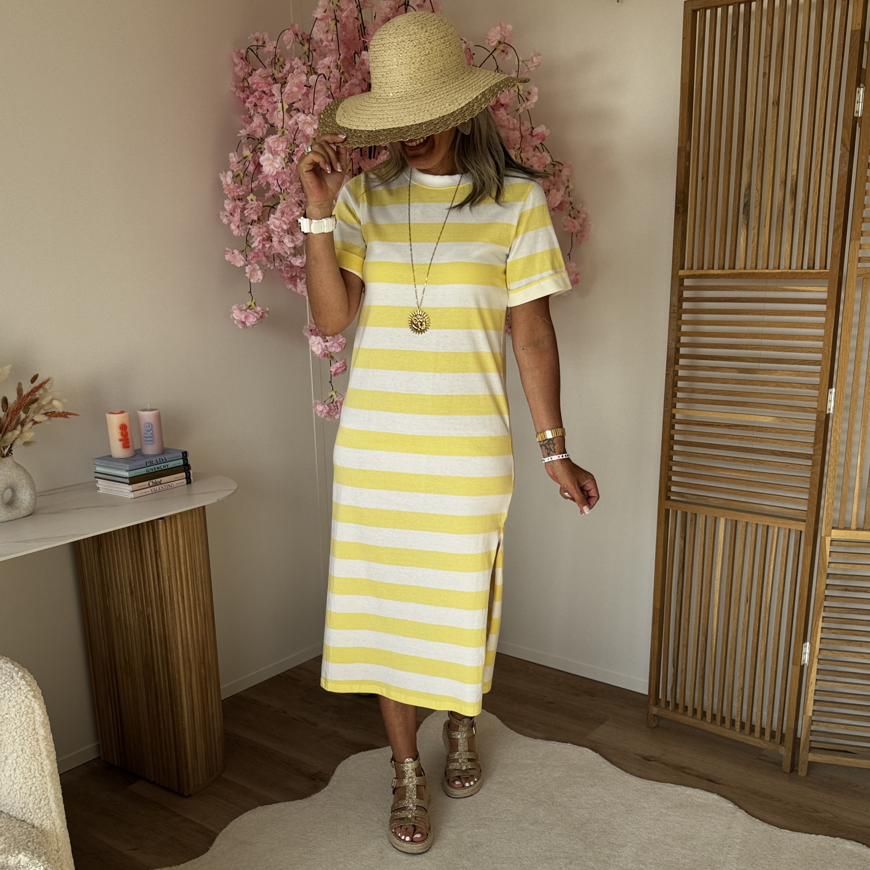 Robe mariniere jaune