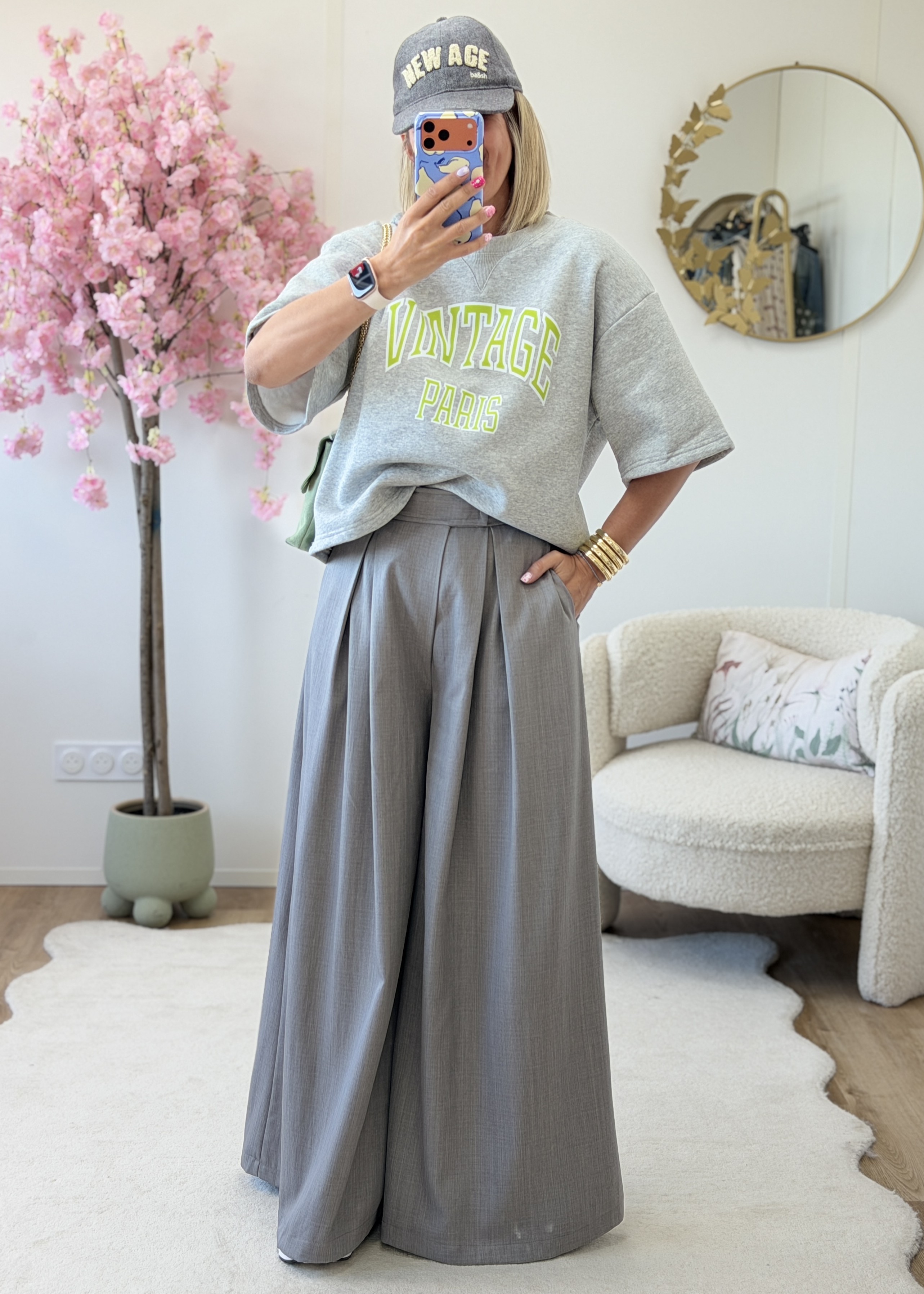 Pantalon Fiona gris