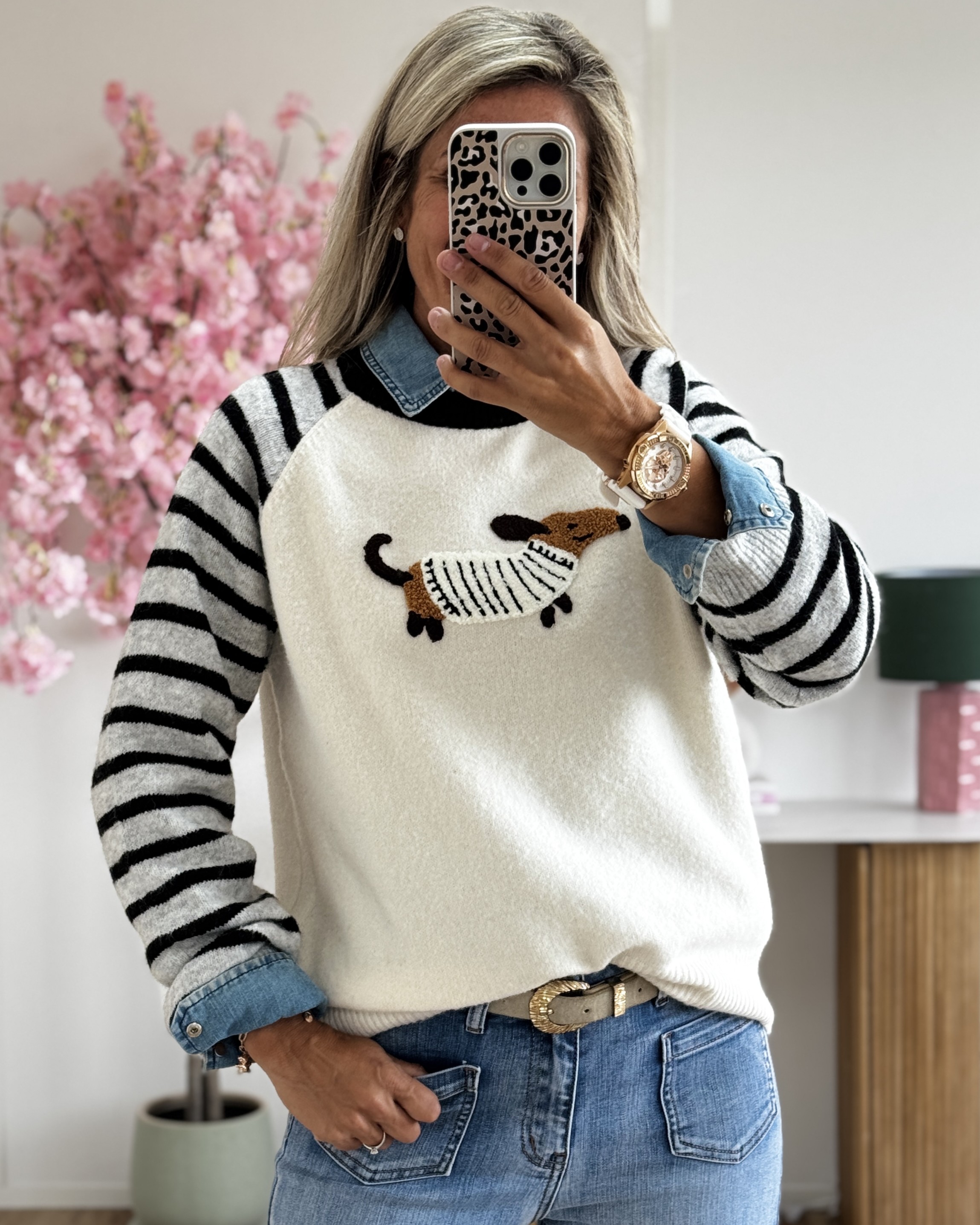 Pull Doris gris