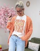 Tee shirt ciao bella blanc