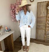 Blouse Amaya bleue