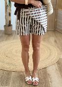 Jupe short Jamie choco