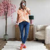 Chemise Audrey orange