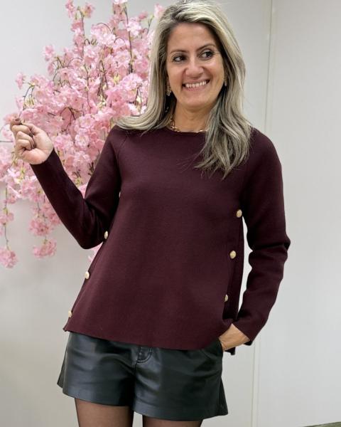 Pull Vadim bordeaux