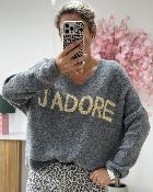 Pull J adore gris