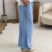 Pantalon Billy bleu (taille grand)