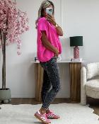 Gilet Maddox rose fluo