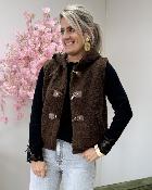Gilet Samy choco