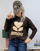 Pull Amour choco